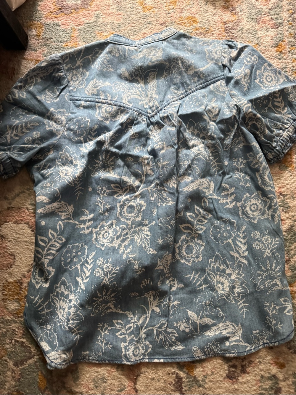 NWT pilcro short sleeve denim shirt - Picture 3 of 3